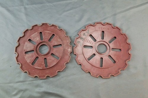 Lot of 2 Lustran C  2X-16 John Deere Seed Grain Corn Planter Disc Plates.