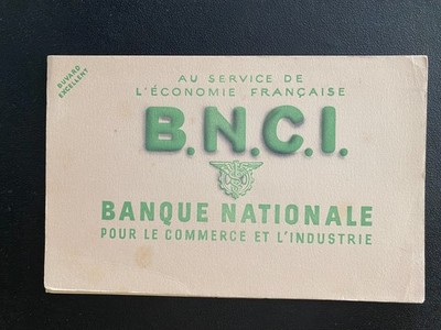 WERBE-BLATT ''BNCI NATIONALE BANK''