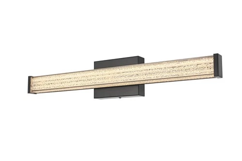 Living District Jaxx 24" Led Wall Sconce in Black - Picture 4 of 9