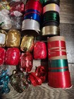 Large Lot Of Ribbon~Red~Green~White~Blue~Gold~Silver~Sparkle~Pearl~Teal~Multisiz — photo 5