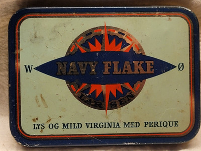 Navy Flake Tobacco Empty  Tin