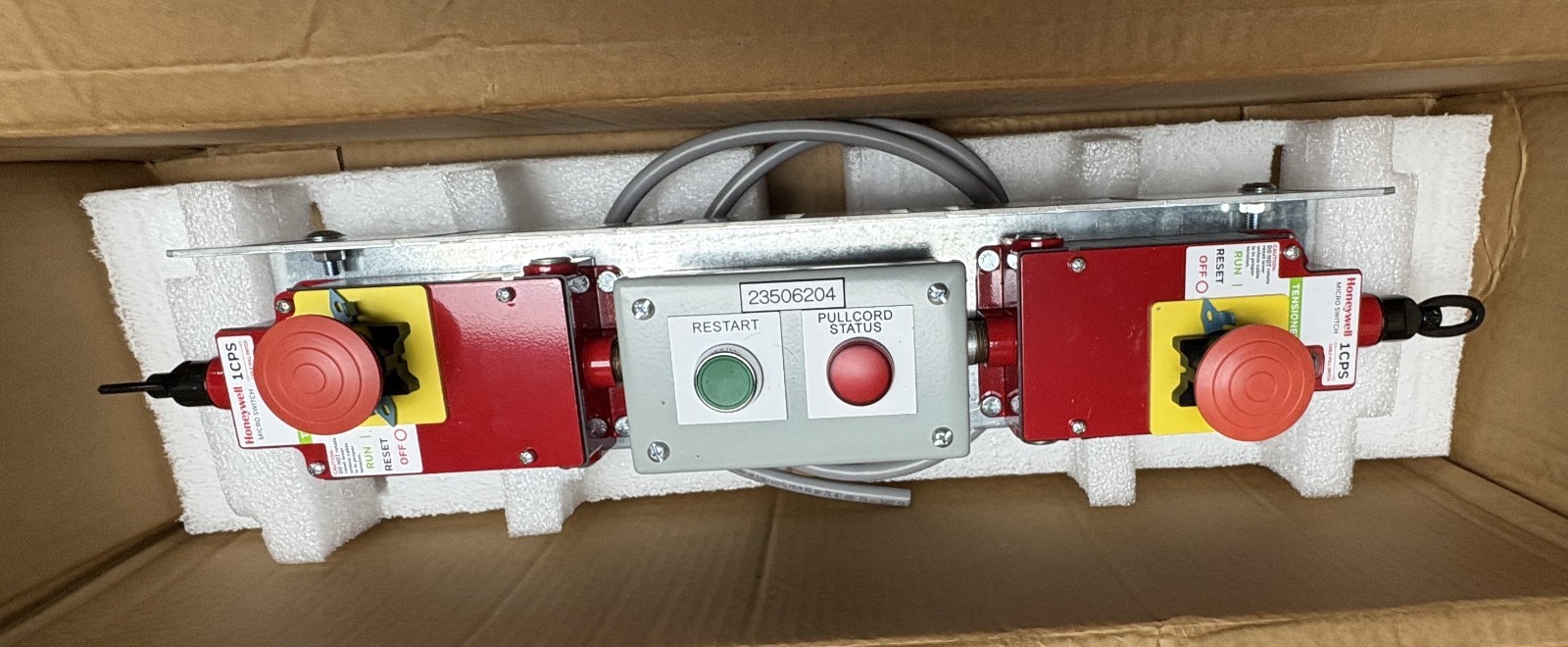 New Honeywell 23506204 1CPSA2-F03 Dual Micro Switch Start/Stop Pull Safety(BI1)