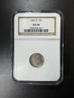 1903-O Barber Dime NCG AU58 Great Luster Higher Grade Type Coin 90% Silver Dime