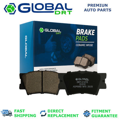 Rear Ceramic Brake Pads for 2010-2013 Toyota MATRIX S 2.4L AWD ONLY