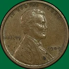 1909 Lincoln Wheat Cent Almost Uncirculated AU Coin, Minor Corrosion #40151