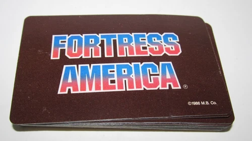 Vintage 80s 1986 Milton Bradley Fortress America 30 Replacement Partisan Cards