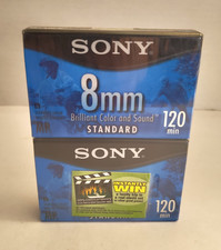 VTG 2004 Sony P6-120MPL 120 Minutes 8mm Video Cassette Standard 2-Pack