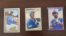 1989 Fleer - Ken Griffey Jr #548 (RC) 1989 Bowman, and 1989 Donruss 