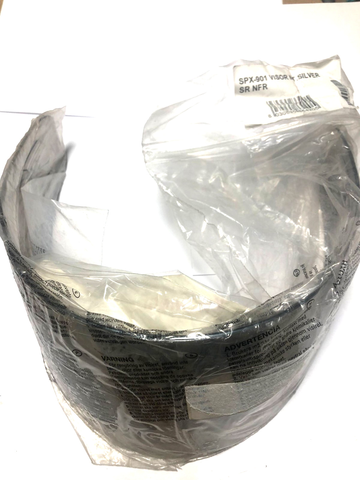 NEW Nolan X-Lite X-903 Visiera Ultra Per Casco MT Silver Specchiata SR NFR