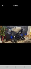 Hauck Runner 3 All-Terrain Pushchair with Handbrake and Air Wheels - Olive