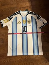 Messi 10 Argentina World Cup 2026 Final Adidas Soccer Jersey Authentic L