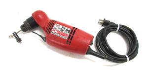 MILWAUKEE HEAVY-DUTY 3/8" REVERSING / VARIABLE SPEED RIGHT ANGLE DRILL, 0375-1