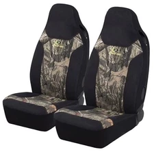  High Back Camo Seat Covers, Airbag Compatible, Large Truck High Back Front