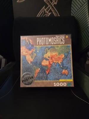 Photomosaics Earth 1000 Pcs Puzzle By Robert Silver Made in USA H7