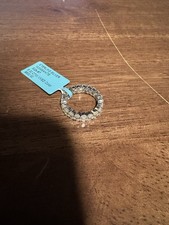 Moissanite Women's Ring Band Size 8 - 925 Sterling Silver - 0.92Ct 2mm 2.5g