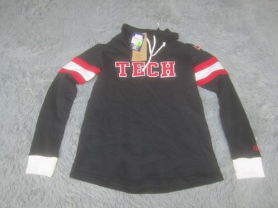 Texas Tech Sweater Womens Small Black Red Raiders Pullover NWT Super Fan