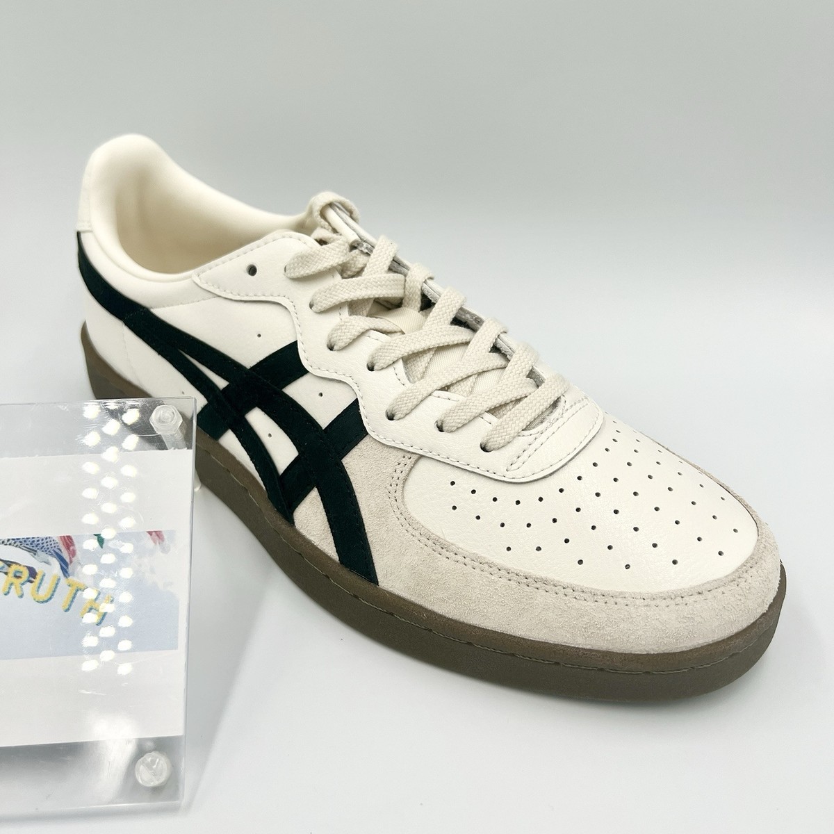 Onitsuka Tiger GSM 1183A353 127 CREAM BLACK Unisex Shoes US 4
