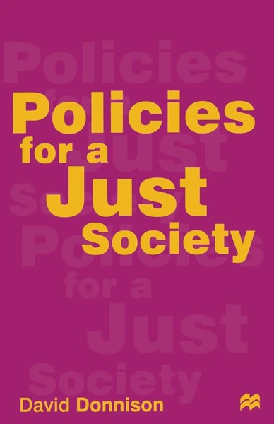 Policies For A Just Society | David Donnison | Taschenbuch | Englisch | 1997-image
