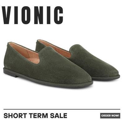 SALE VIONIC Women's Willa 2.0 Slip on Flat - Women's Medium NWB