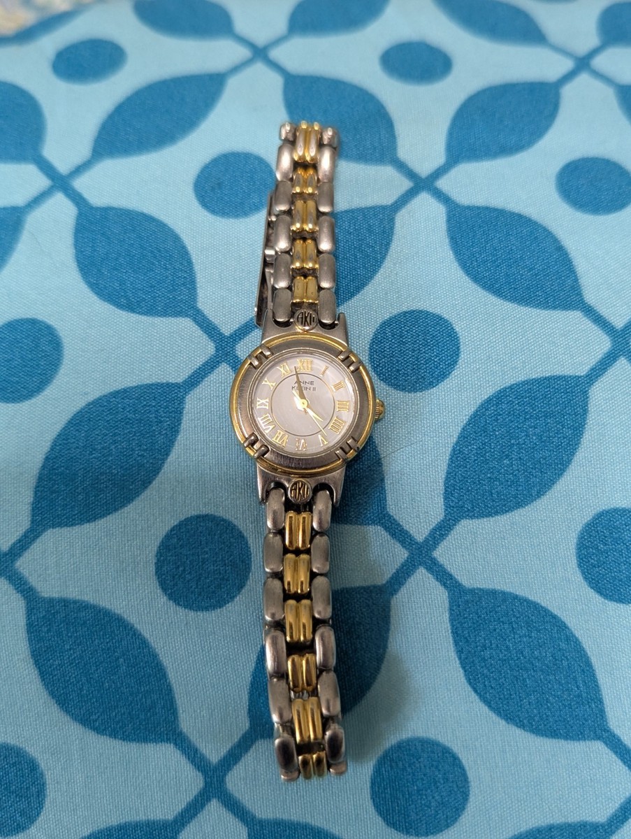 Anne Klein II Watch Womens 22mm Two Tone Gold Silver Quartz  display picture 3