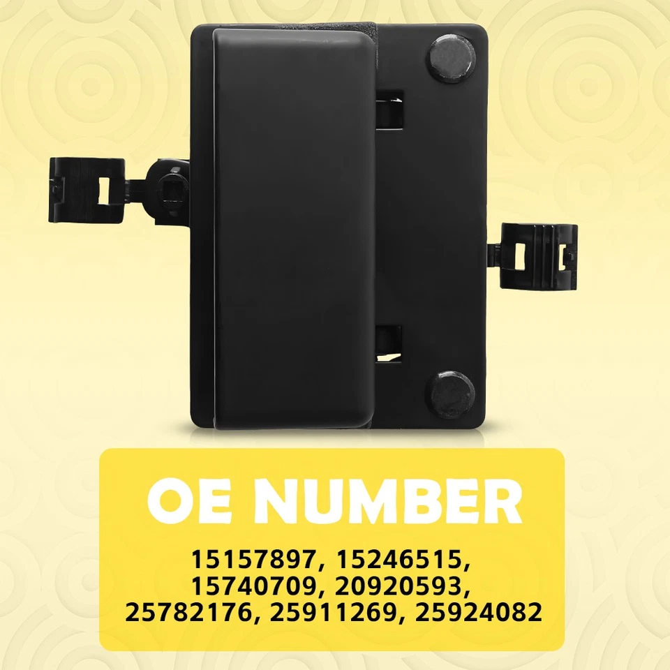 Manija de pestillo de puerta exterior para Chevrolet 1988-99 Suburban C1500 2500 K1500 2500 Foto 3 de 4