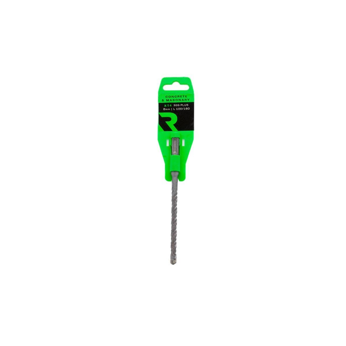 RIKA SDS Plus Drill Bit Cutter 8 x 160mm XT4 For Pro Masonry Hammer Drilling