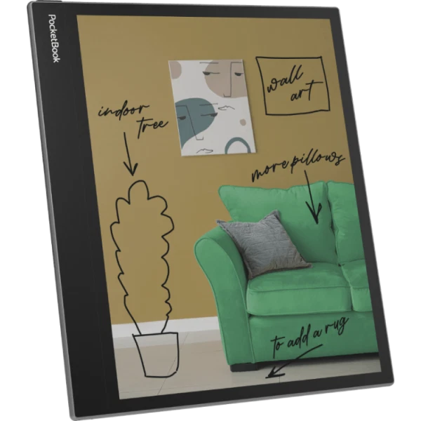 PocketBook InkPad Eo lettore e-book Touch screen 64 GB Wi-Fi Grigio - Immagine 4 di 4