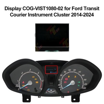 Display COG-VIST1080-02 für Ford Fiesta Mk6, Transit Courier, B-Max und Ecosport