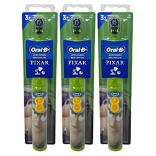 3 Pack - Oral-B Kid's Battery Powered Soft Bristles Toothbrush, Buzz Lightyear