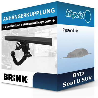Für BYD Seal U SUV 02.2024-jetzt BRINK Anhängerkupplung abnehmbar neu