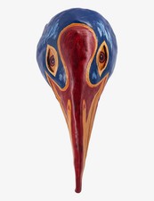 Leather Sultan of Sardinia Chicken - Original Handcrafted Venetian Mask