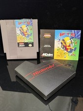 NES Simpsons Bart vs The World Game Manual Sleeve Nintendo Tested Works