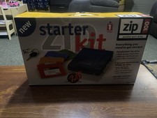Iomega Zip Starter Kit Parallel Port Drive Hard Drive Back Up Pls Read