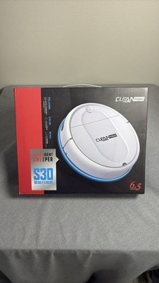 Clean Robot S30 Intelligent Sweeper 6.5 Ultra Thin Vacuum White