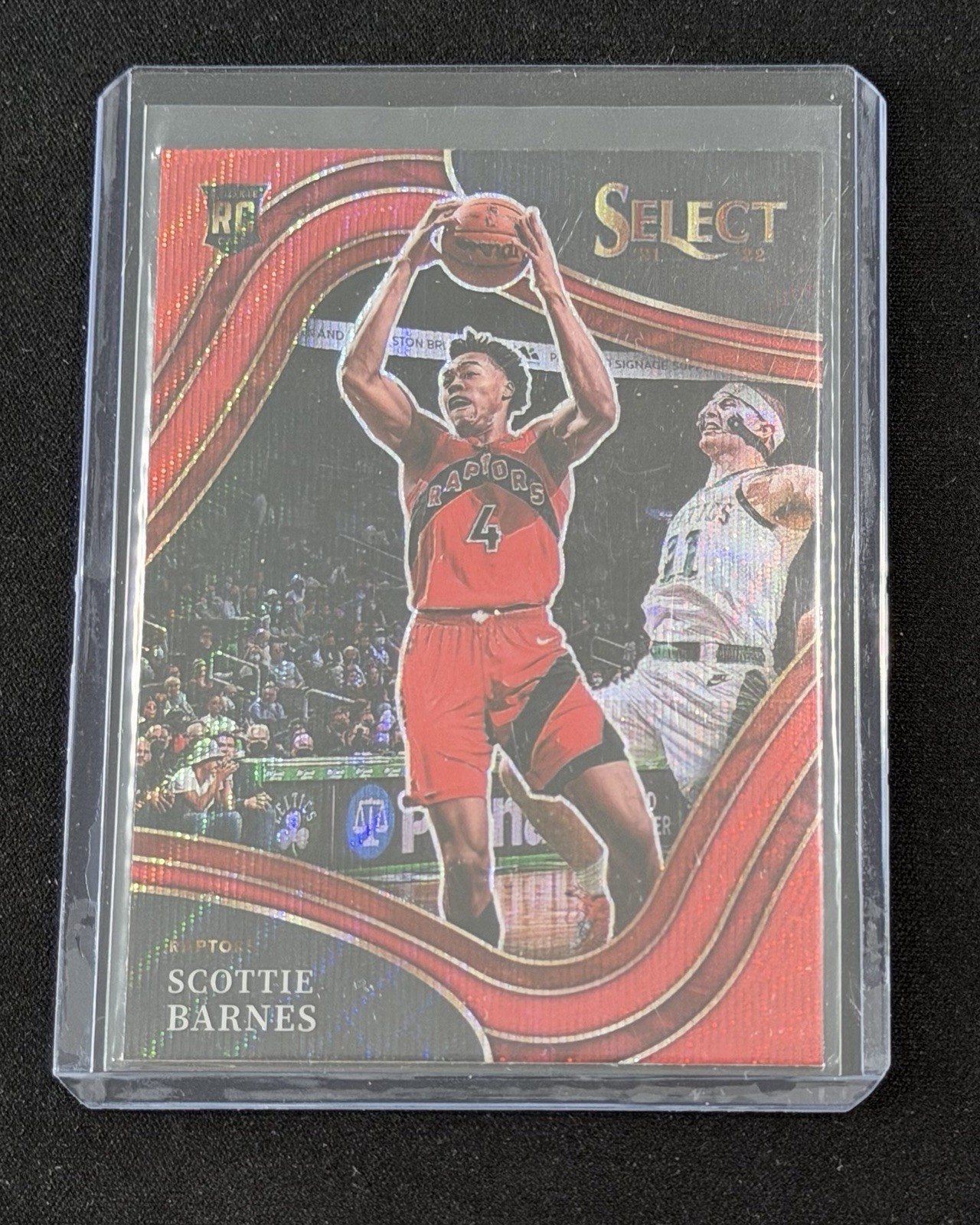 2021-22 Select Scottie Barnes Rookie Card Red Wave Courtside  #223 NBA RC