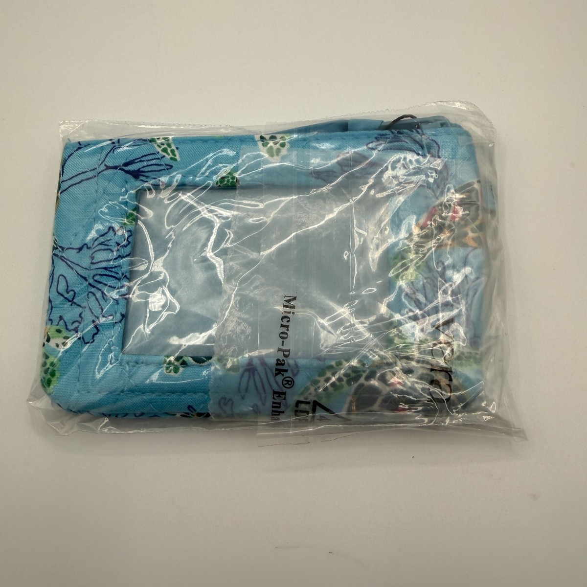 Vera Bradley Zip ID Case Sea Turtle and Coral NWT (O-24) | eBay