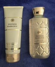 Bath  Body Works INFINITE RADIANCE Body Wash  Body Cream Set. Ships Free.