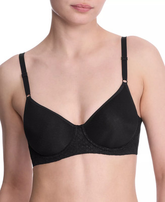NEW! $74 NATORI 721347 HARMONY SMOOTH BACK SPACER UNDERWIRE BRA BLACK SZ 34G