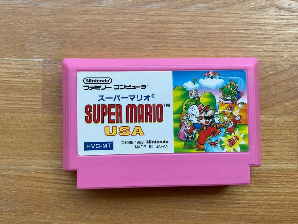 Super Mario USA W/Box Manual Famicom FC Retro Used Game Good NTSC-J Japan - Image 2 of 4