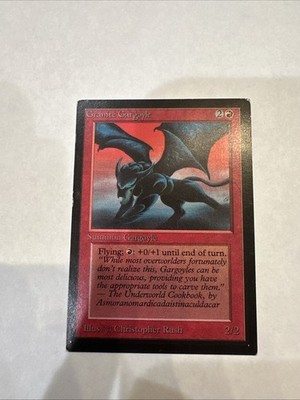 Granite Gargoyle (CE) Collector's Edition Regular Gold Border Magic Card!