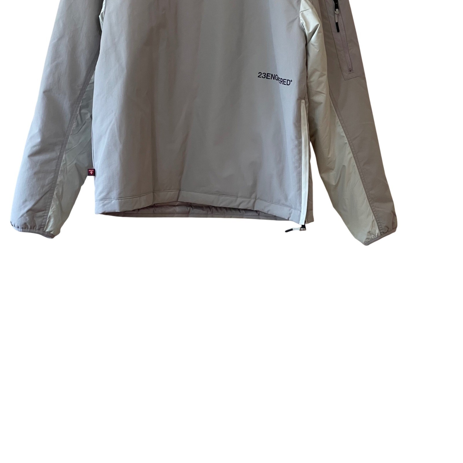 Jordan 23 Engineered Pullover Jacket Gray Nylon S… - image 5