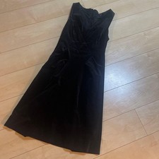 USED GUCCI BLACK SLEEVELESS DRESS, SIZE 36 GOOD