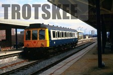 35mm Slide BR British Railways Diesel DMU Class 116 New Moor Street 1987