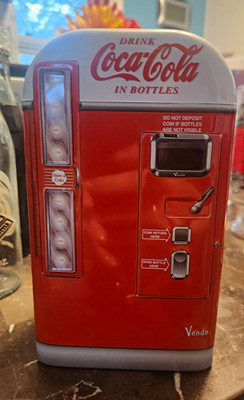 Coca-Cola Vendo Soda Vending Machine Collectible ''Drink Coca-Cola in Bottles''