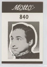 1987 Motto Game Cards Sid Caesar #840 0kb5