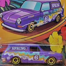 2023 Hot Wheels Spring Racing Series 5 Purple 69 Volkswagen Squareback Sealed