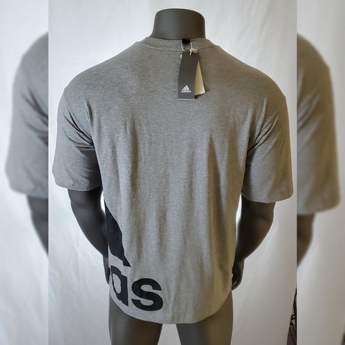ADIDAS M MH BOXBOS TEE MAGLIETTA UOMO TRASPIRANTE OVERSIZE UOMO TAGLIA L GRIGIA - Foto 12 di 12