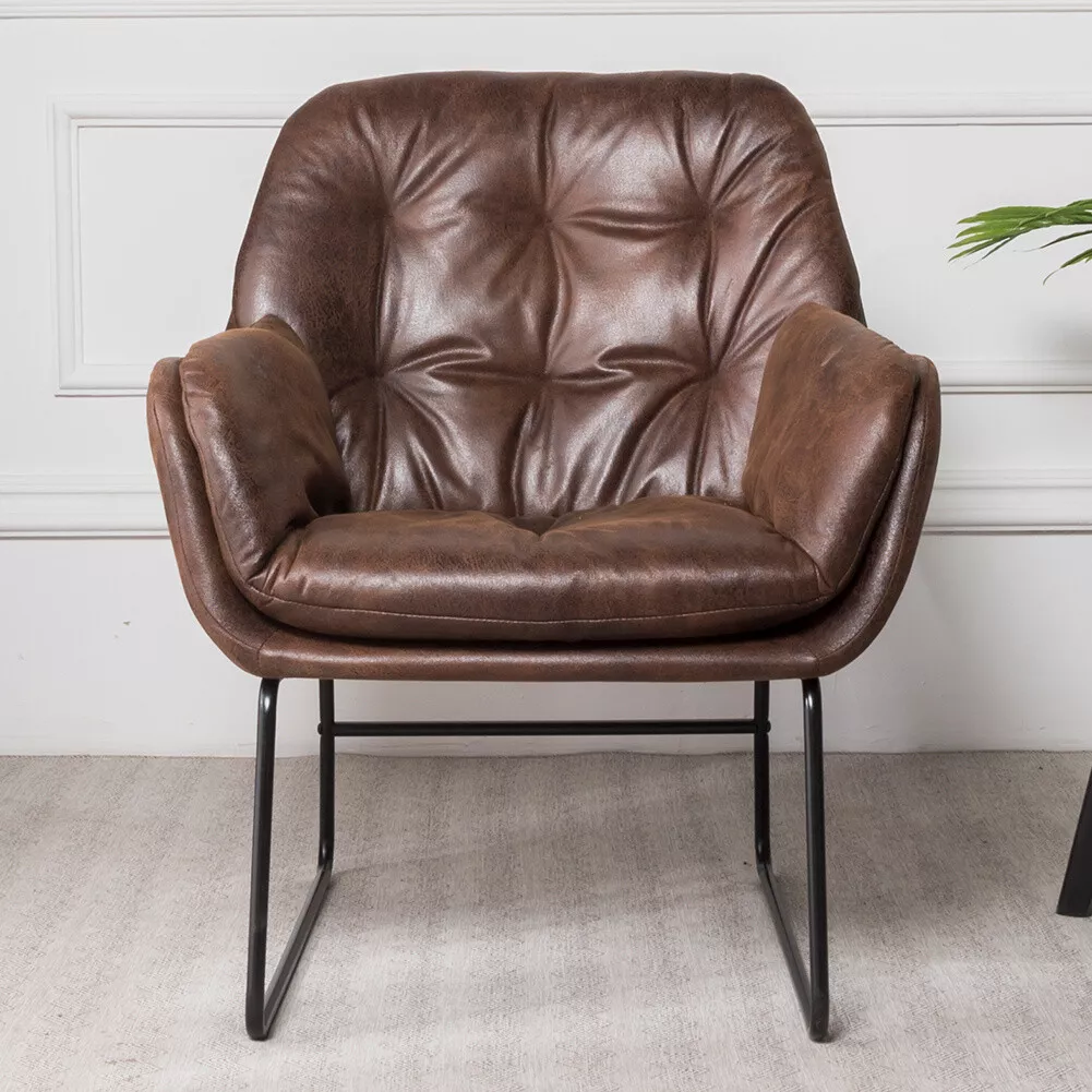 Pu leather armchair deals
