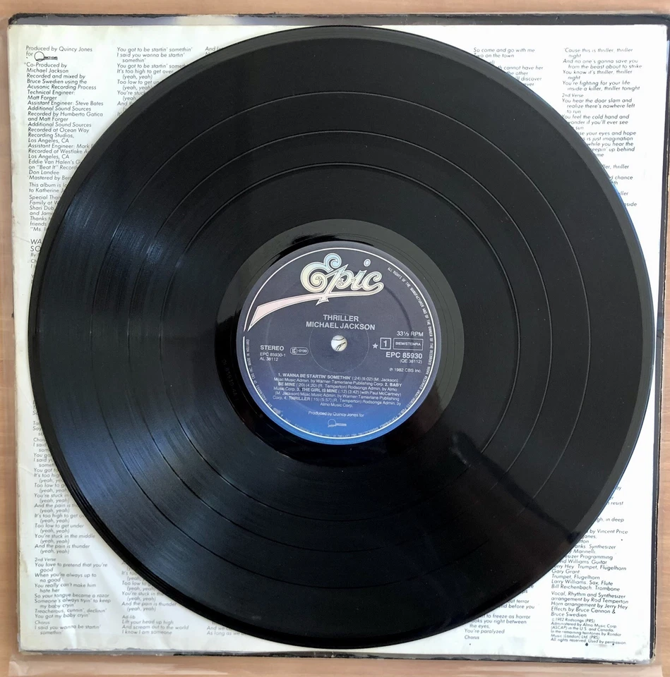 Pop - Funk - Disco - LP - Michael Jackson - Thriller - Holland - Photo 2/4