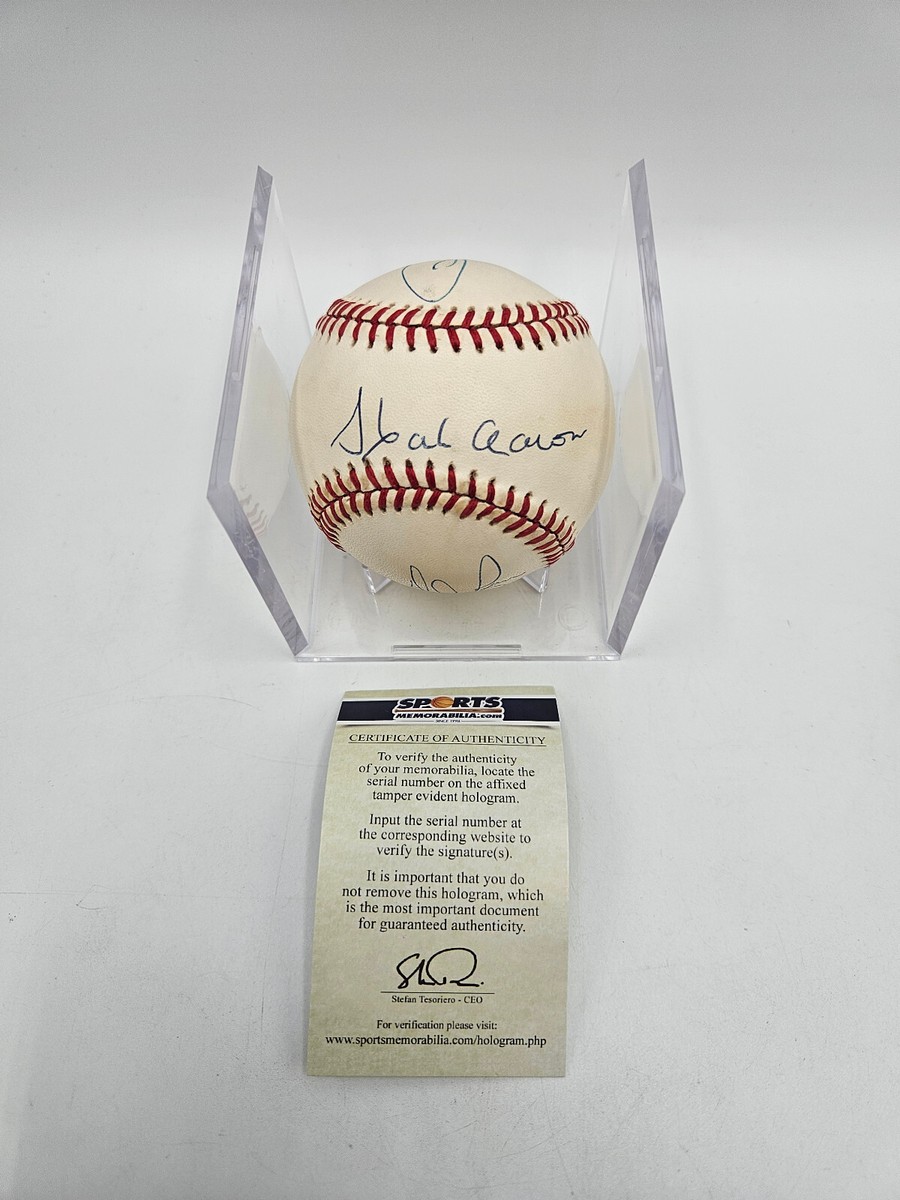 🌟 Kings Of Baseball Hank Aaron Nolan Ryan Pete Rose AUTO Signed